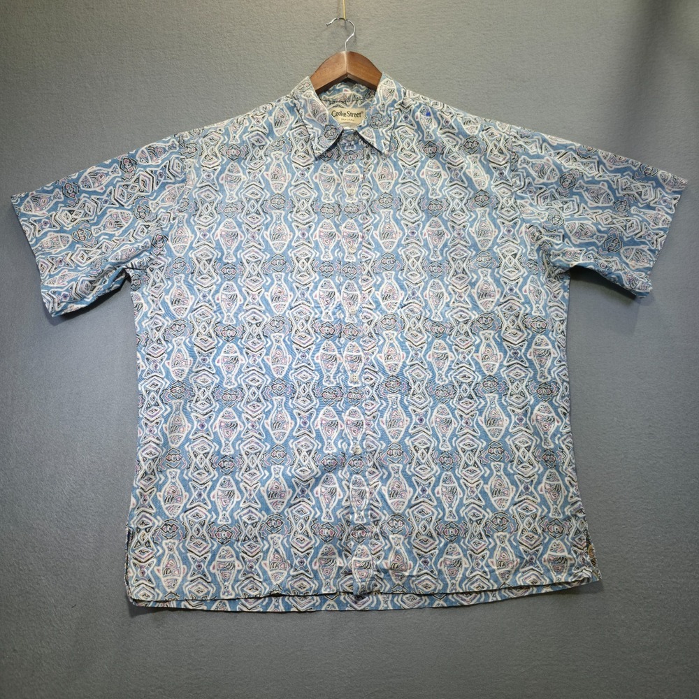 Cooke Street Honolulu Men's‎ Short Sleeve Button Up Hawaiian Shirt Size XL